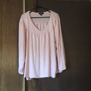 Oversized v neck tunic